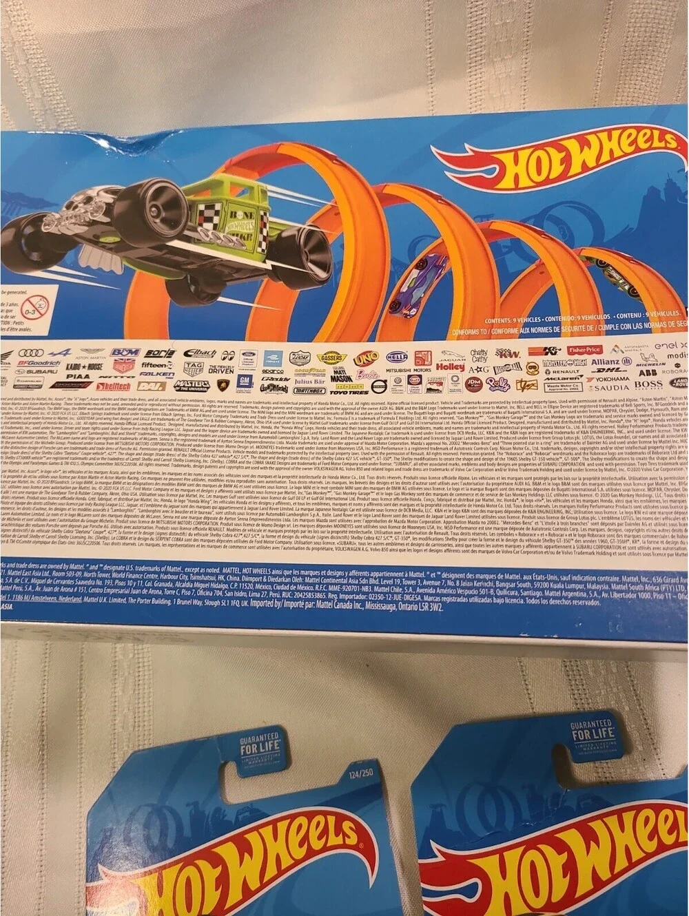 2019 Hot Wheels 9-Car Gift Pack | Sealed Box | Exclusive Decor | Storage Wear